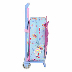 Cartable à roulettes My Little Pony Wild & free Bleu Rose 22 x 27 x 10 cm