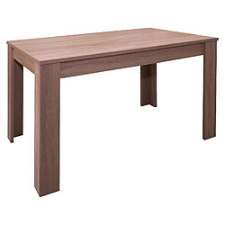 Alter Table de salle à manger extensible, Console extensible, Table moderne avec rallonges, 140 / 190x90h78 cm, couleur Chêne