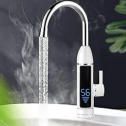 Avis Universal Robinet électrique chauffe-eau instantané réservoir monté LED affichage de température robinet d'eau chaude instantané en acier inoxydable | robinet de cuisine