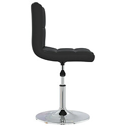 Avis vidaXL Tabouret de bar Noir Similicuir