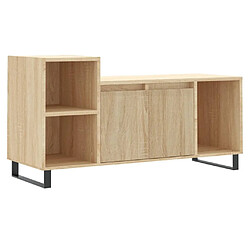 Maison Chic Meuble TV scandinave - Banc TV pour salon Chêne sonoma 100x35x55 cm Bois d'ingénierie -MN98639