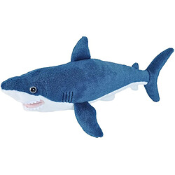 Wild Republic peluche Requin Mako de 20 cm bleu blanc