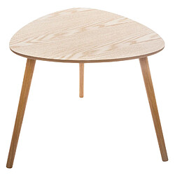 Atmosphera, Createur D'Interieur 3 Tables d'appoint bois Mileo - Marron