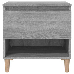 Acheter vidaXL Table de chevet Sonoma gris 50x46x50 cm Bois d'ingénierie