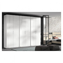 Inside 75 Armoire blanche 298,4 x 60 x 220 cm structure standard 6 portes kubica