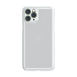 Wewoo Coque Pour iPhone 11 Pro Soft Fiber Series Antichoc PP Housse de protection Blanc