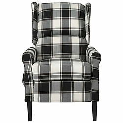 vidaXL Fauteuil inclinable Multicolore Tissu