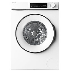 Lave-linge hublot 7kg 1400 tours/min blanc - ESNFB7141WD - SHARP