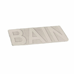 Paris Prix Tapis de Bain Microfibre Relief 45x75cm Taupe