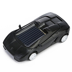 Wewoo Voiture radiocommandée 3pcs solaire jouets alimenté mini Racer jouet pour enfants noir