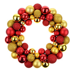 boules de noël guirlande porte ornement mur guirlande de noël décor à la maison or rouge