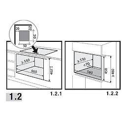 Micro-ondes encastrable 40l 1650w - dke7335x - DE DIETRICH