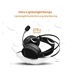 Avis NUBWO N7 Gaming Headset Stereo PC Gaming Headset avec un casque Noise Cancelling