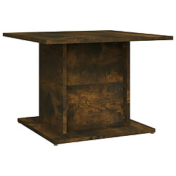 Maison Chic Tabls basse,Table Console pour salon Chêne fumé 55,5x55,5x40 cm Aggloméré -MN70074