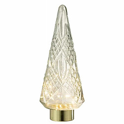 Paris Prix Sapin de Noël en Verre Led 47cm Transparent