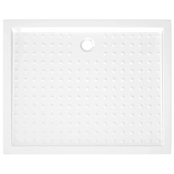 Acheter vidaXL Receveur de douche avec picots Blanc 80x100x4 cm ABS