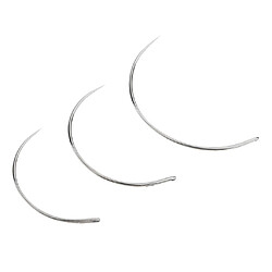 3Pcs Aiguilles Courbé Artistanat Couture Loisirs Créatifs DIY