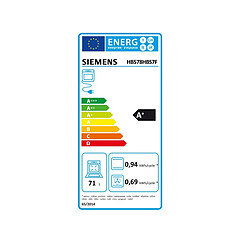 Four intégrable multifonction 71l 60cm pyrolyse inox - HB578HBS7F - SIEMENS