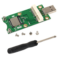 Interface Mini PCI-E PCI Vers USB avec Carte SIM pour Module 3G 4G