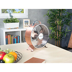 Sichler Haushaltsgerate Ventilateur de table 20 W en métal - design rétro