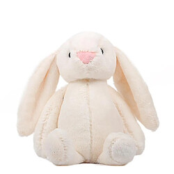 Universal Jouet en peluche de lapin en peluche mignon (blanc)