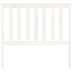 Acheter Maison Chic Tête de lit moderne pour chambre - Décoration de lit Blanc 106x6x101 cm Bois massif de pin -MN88580