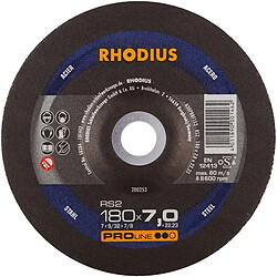 Disque de coupe RS2 180 x 7,0mm Acier Rhodius(Par 10)