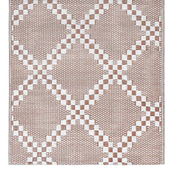 Avis vidaXL Tapis d'extérieur Marron 120x180 cm PP