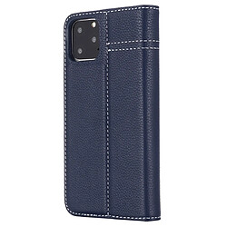 Avis Wewoo Coque Pour iPhone 11 Pro GEBEI Etui de protection en cuir à rabat avec support et fentes cartes Bleu