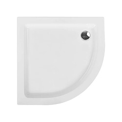 Beliani Bac de douche ALISO 90 x 90 x 5 cm Blanc