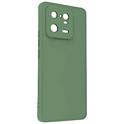 Avizar Coque pour Xiaomi 13 Pro Silicone Intérieur Microfibre Finition Mate vert