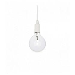 Ideal Lux Suspension Blanche EDISON 1 ampoule