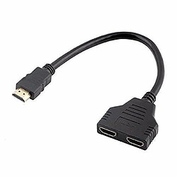 Avis Prise HDMI 1 mâle vers Double HDMI 2 femelle Y adaptateur de câble de répartiteur LCD LED HD TV