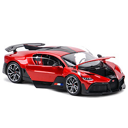 Universal 1: 18 Voiture de sport Simulation statique Véhicule de moulage sous pression Modèle collectable Voiture Jouet(Rouge)