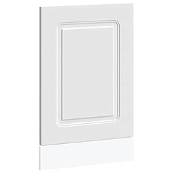 vidaXL Panneau de lave-vaisselle Kalmar blanc 45x1,5x67 cm