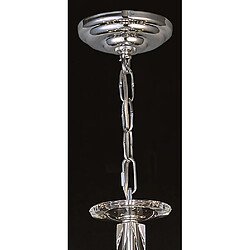 Acheter Luminaire Center Suspension Zinta 6 Ampoules chrome poli/cristal