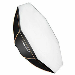 Walimex Pro Octagone Softbox Boîte à lumière pour Elinchrom Diamètre 120 cm Orange Line