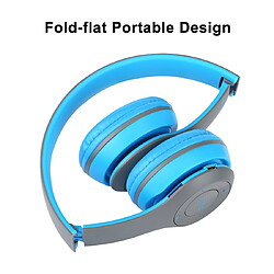 Yonis Casque Bluetooth Pliable Sans Fil, Support MP3 FM Appel, Autonomie 18h pas cher