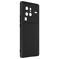 Avizar Coque Vivo X80 Pro Résistante Silicone Gel Souple Flexible Noir