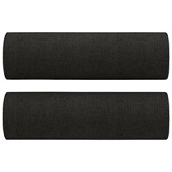 Acheter Maison Chic Ensemble de canapés 2 pcs avec coussins, Canapé droit Sofa pour Salon noir tissu -GKD842374