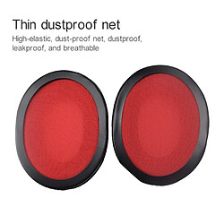 Avis Wewoo Coussinets Mousse 2 PCS Pour Kingston KHX-HSCP HyperX Cloud II Coussin Casque En Flanelle Rouge Net Couverture Éponge Cache-Oreille De Rechange