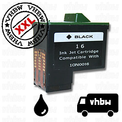 Vhbw Cartouche recyclée LEXMARK n° 16 / 17 noir 15ml