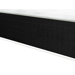 Vente-Unique Matelas de relaxation 80 x 200 cm ressorts ensachés et mémoire de forme ép.24cm - PAROX II de DREAMEA pas cher