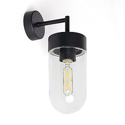 Avis Ledkia Lampe Murale Extérieure Métal et Verre Gerber Noir