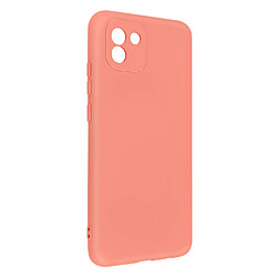 Avizar Coque Samsung Galaxy A03 Silicone Semi-rigide Finition Soft-touch Fine rose