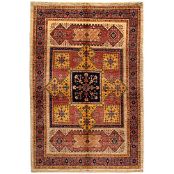 Vidal Tapis de laine 234x158 rouge Kashkuli