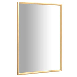 vidaXL Miroir Doré 60x40 cm