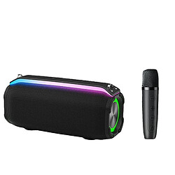 Yonis Enceinte Bluetooth Portable 20W Son HD Design Unique Autonomie 6H Micro Intégré