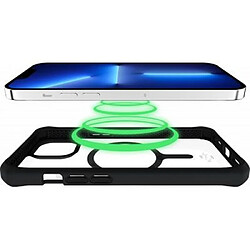 Avis Itskins Coque pour iPhone 14 Plus Renforcée Hybrid Solid Compatible MagSafe Transparent