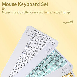 Avis Universal Clavier Bluetooth sans fil de 10 pouces Souris Ordinateur portable Clavier Bluetooth Ordinateur portable Samsung Xiaomi (vert)